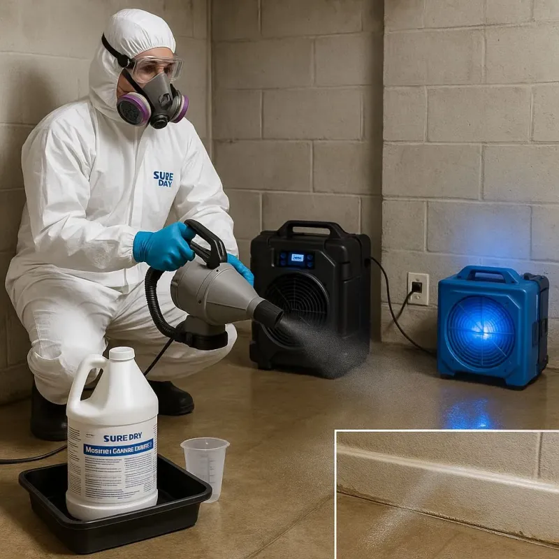 Sanitization and Odor Removal process in Harrington Park, NJ
