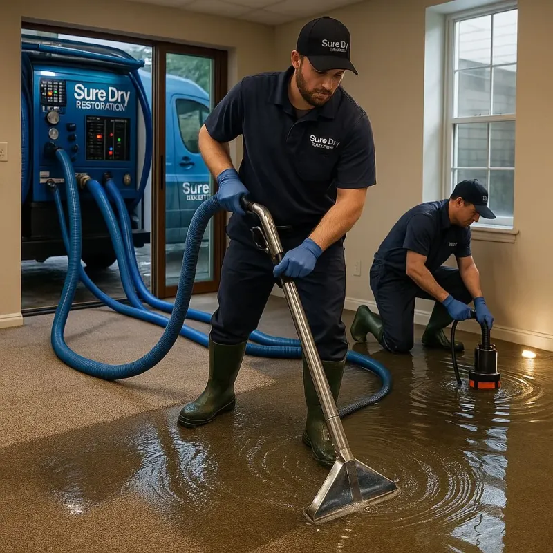 Water Extraction and Removal process in Harrington Park, NJ